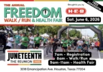 Freedom Walk Run Emancipation Park